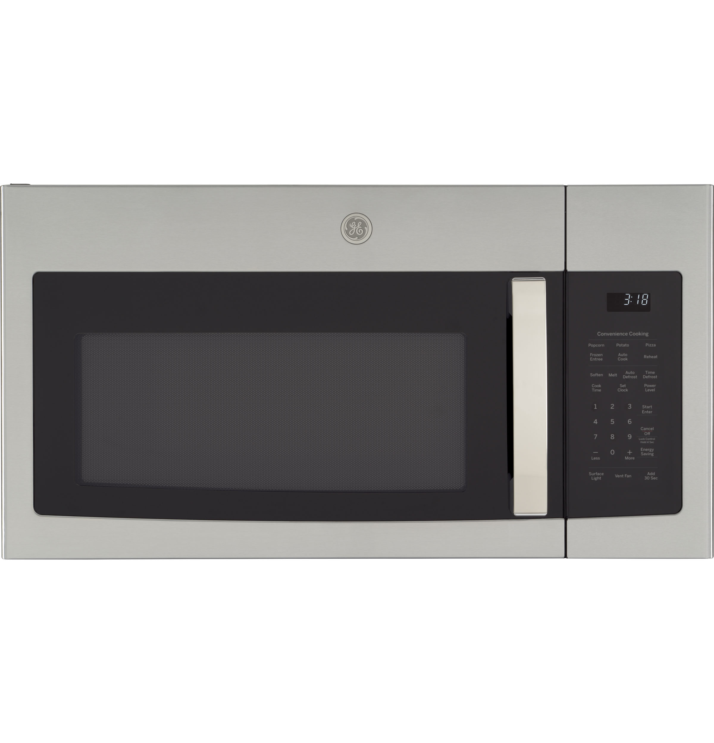 GE® 1.8 Cu. Ft. Over-the-Range Microwave Oven with Recirculating Venting JNM3184RPSS