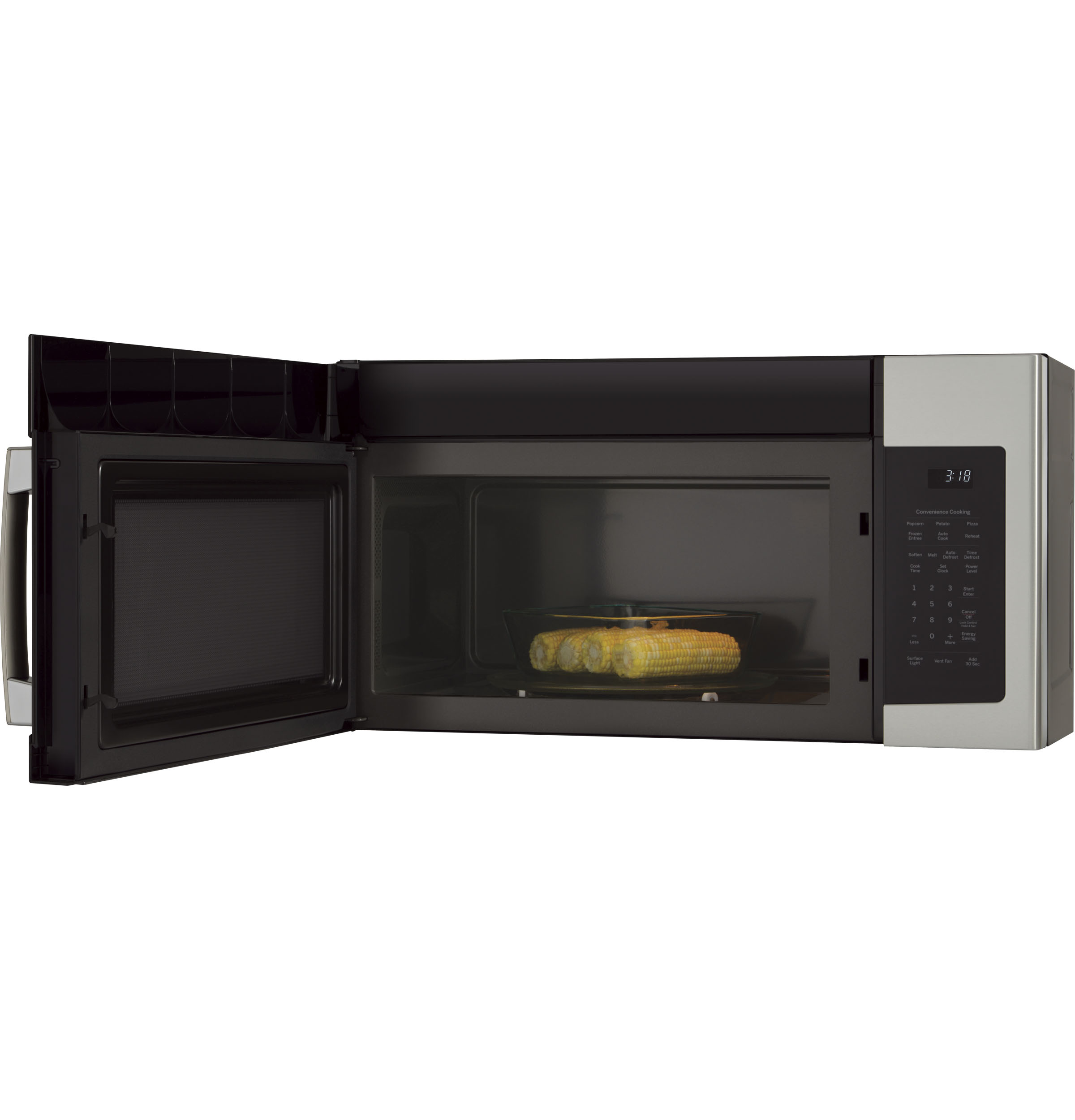 GE® 1.8 Cu. Ft. Over-the-Range Microwave Oven with Recirculating Venting JNM3184RPSS