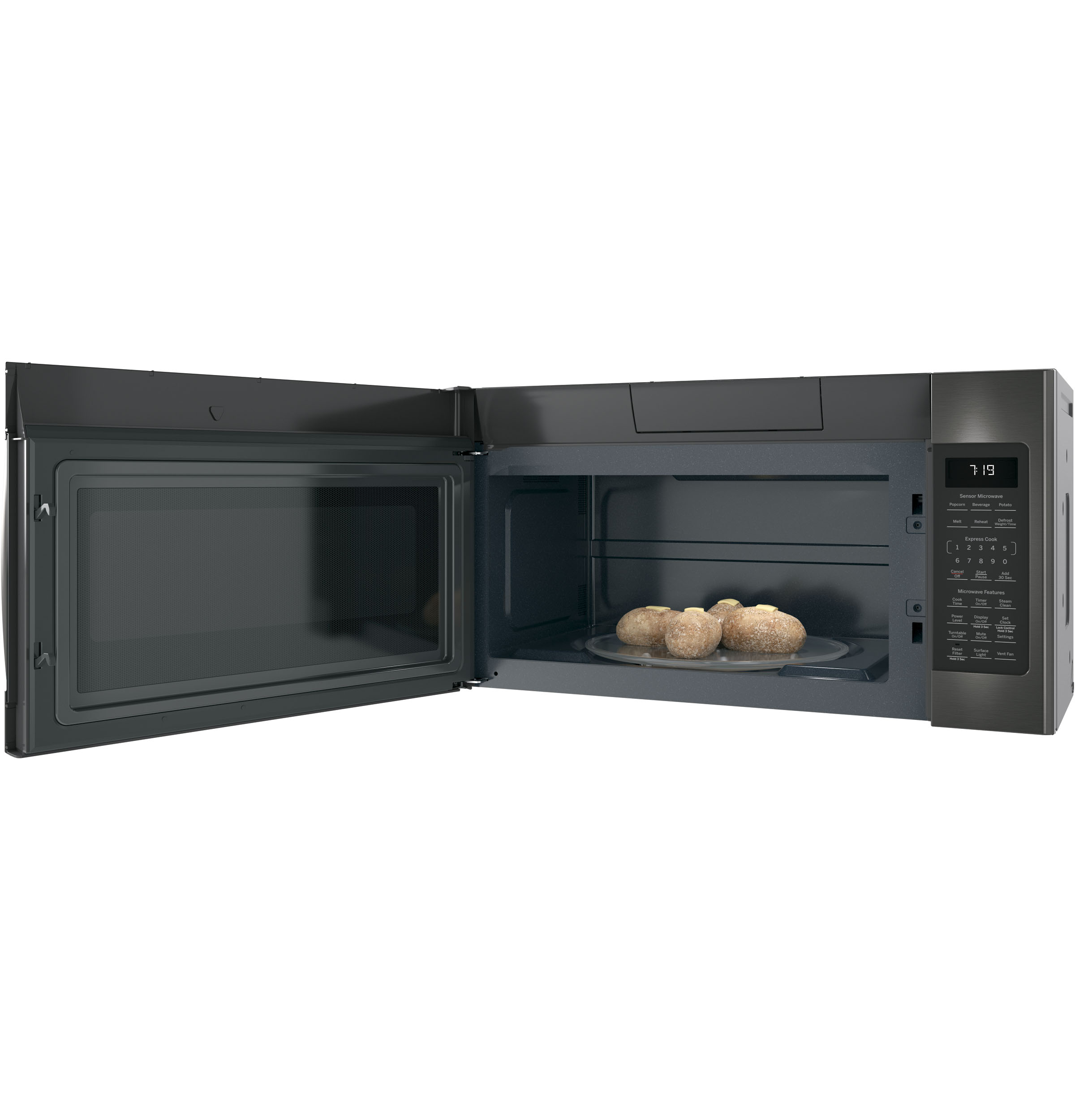 1.9 Cu. Ft. Over-the-Range Sensor Microwave Oven with Recirculating Venting JNM7196BLTS