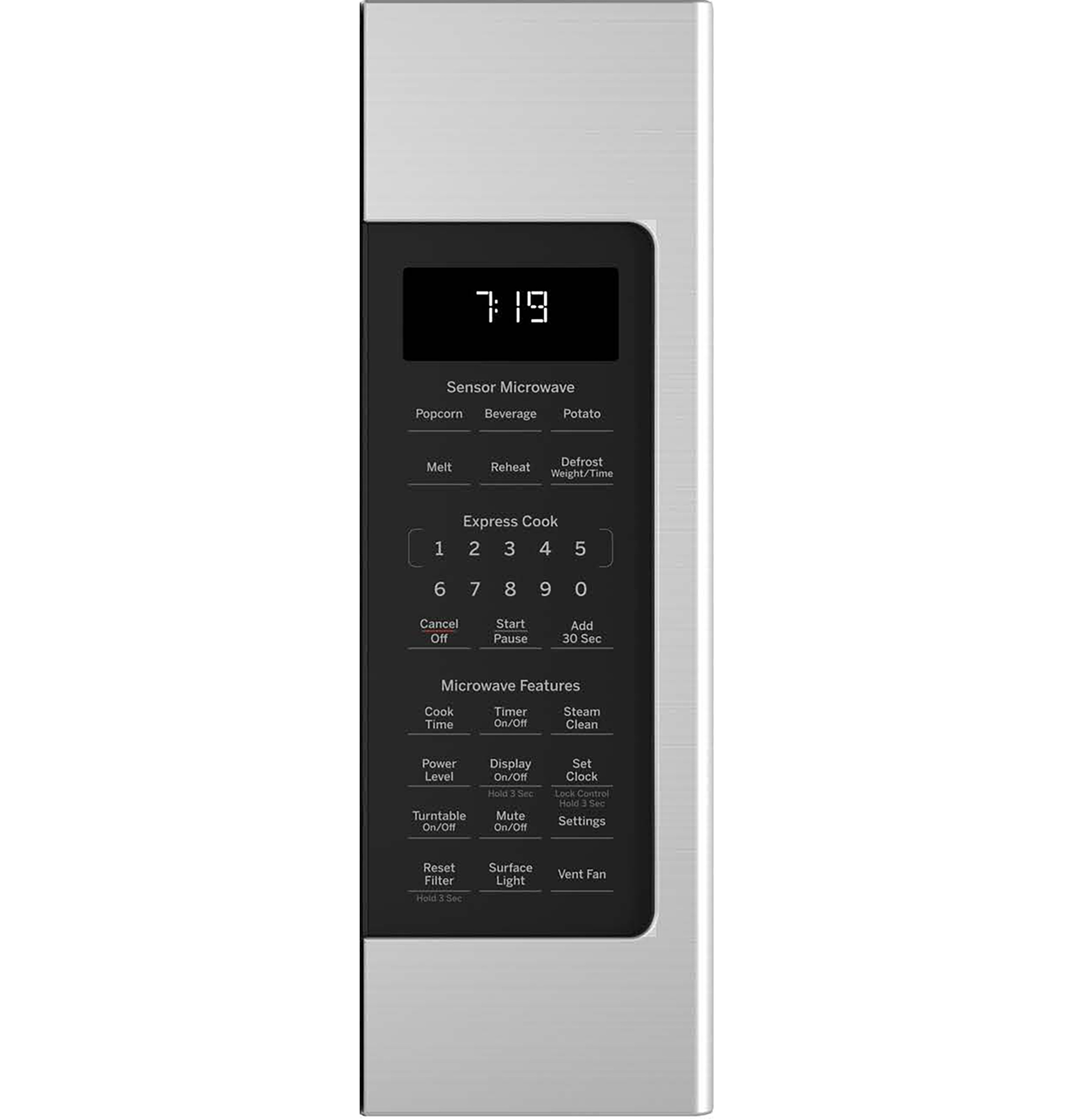 1.9 Cu. Ft. Over-the-Range Sensor Microwave Oven with Recirculating Venting JNM7196RWSS