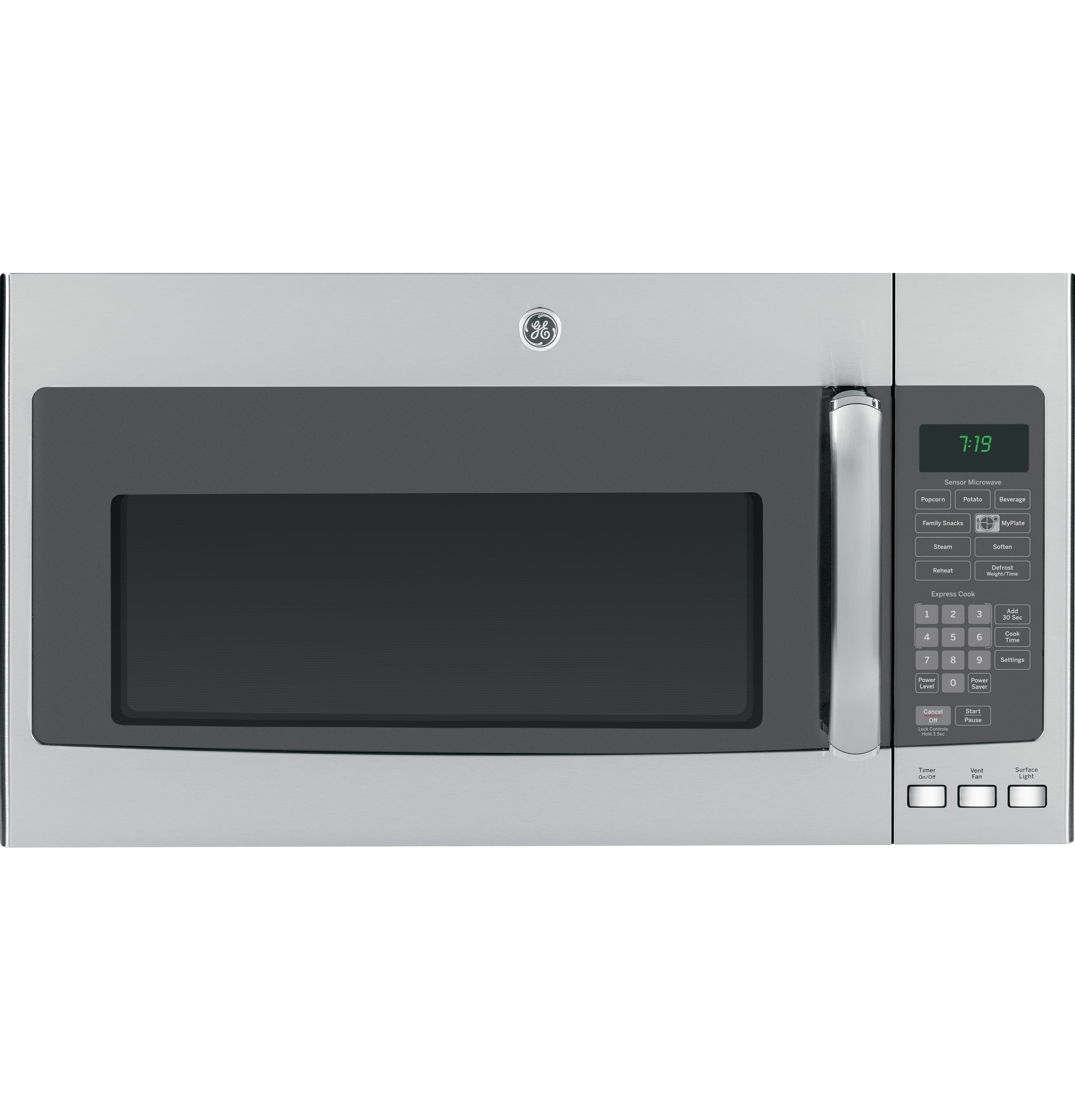 Series 1.9 Cu. Ft. Over-the-Range Sensor Microwave Oven with Recirculating Venting JNM7196SFSS
