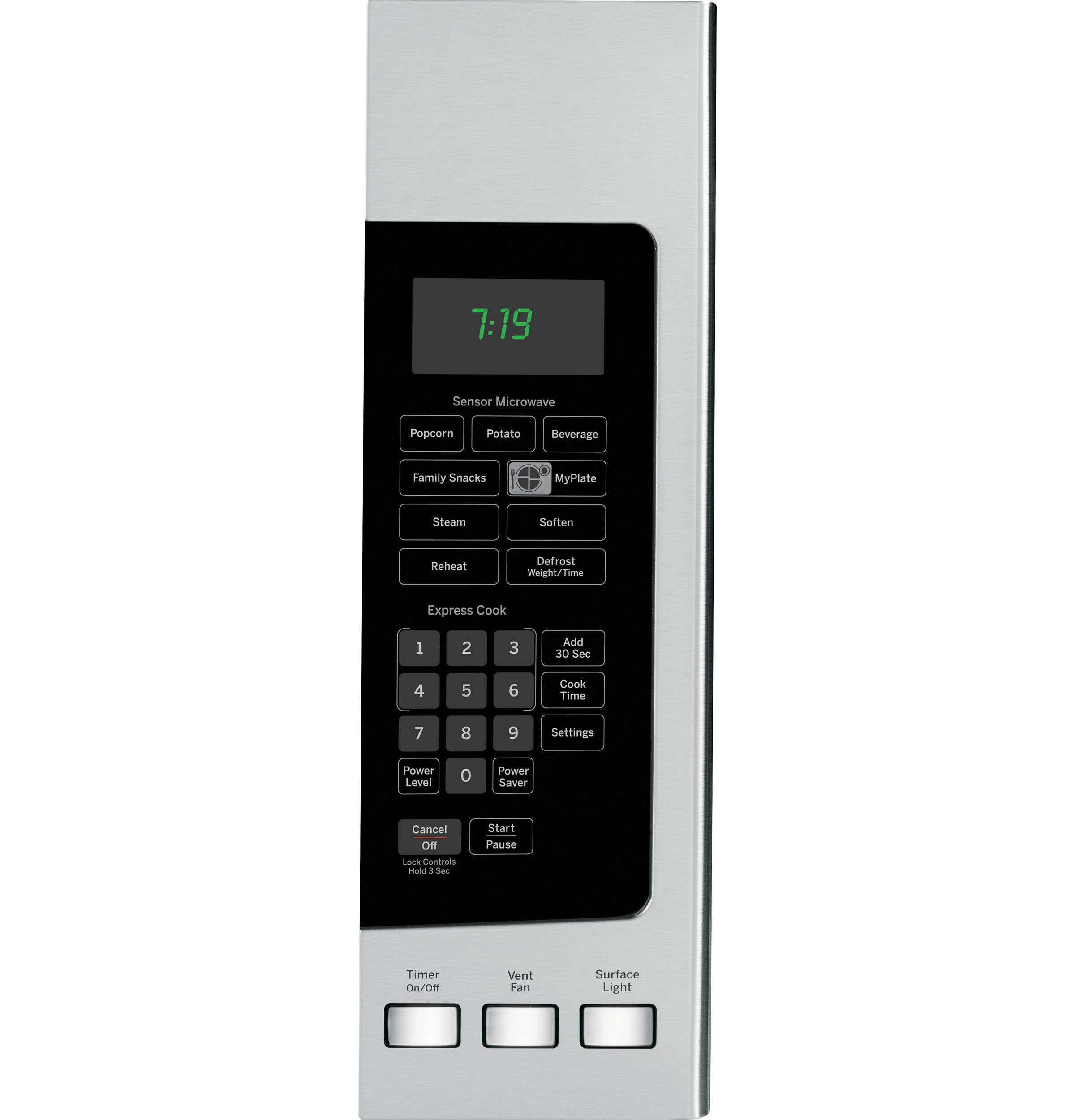 Series 1.9 Cu. Ft. Over-the-Range Sensor Microwave Oven with Recirculating Venting JNM7196SFSS