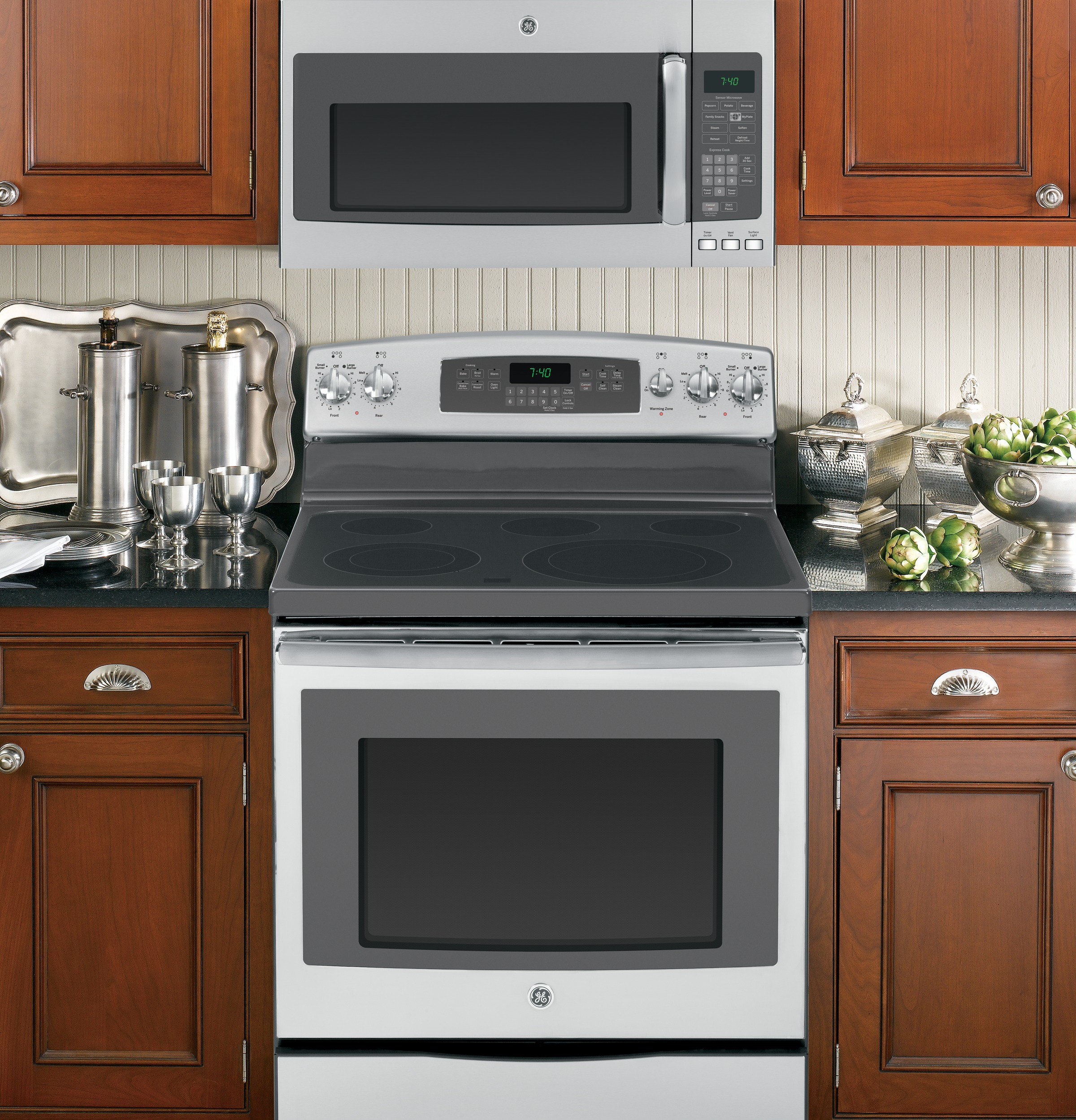 Series 1.9 Cu. Ft. Over-the-Range Sensor Microwave Oven with Recirculating Venting JNM7196SFSS