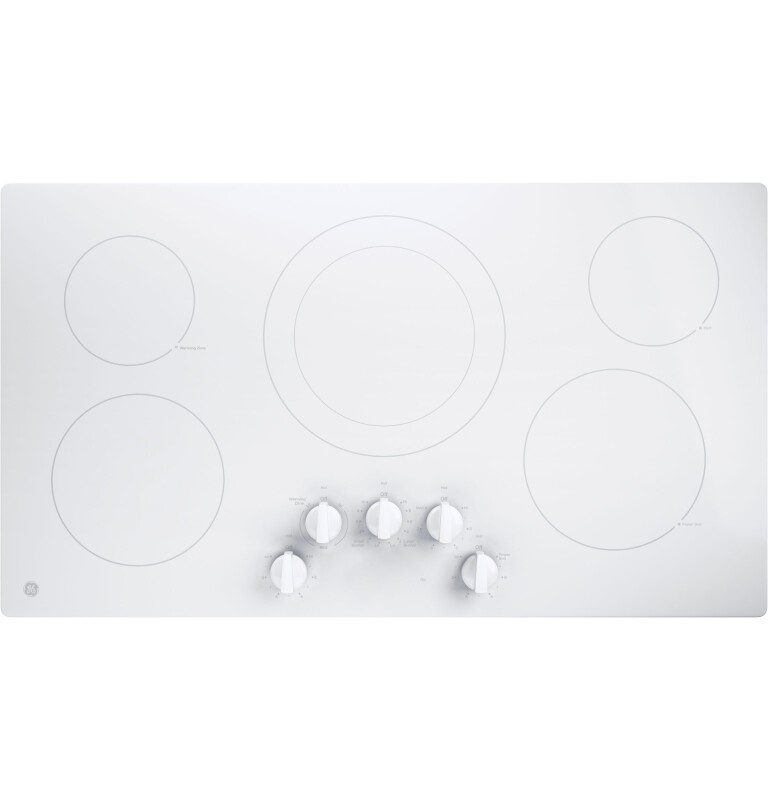 GE 36" Built-In Knob Control Electric Cooktop Other JP3036TLWW Picture 1