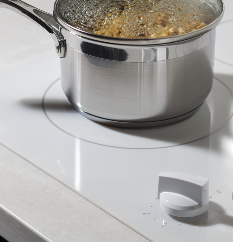 36" Built-In Knob Control Electric Cooktop JP3036TLWW