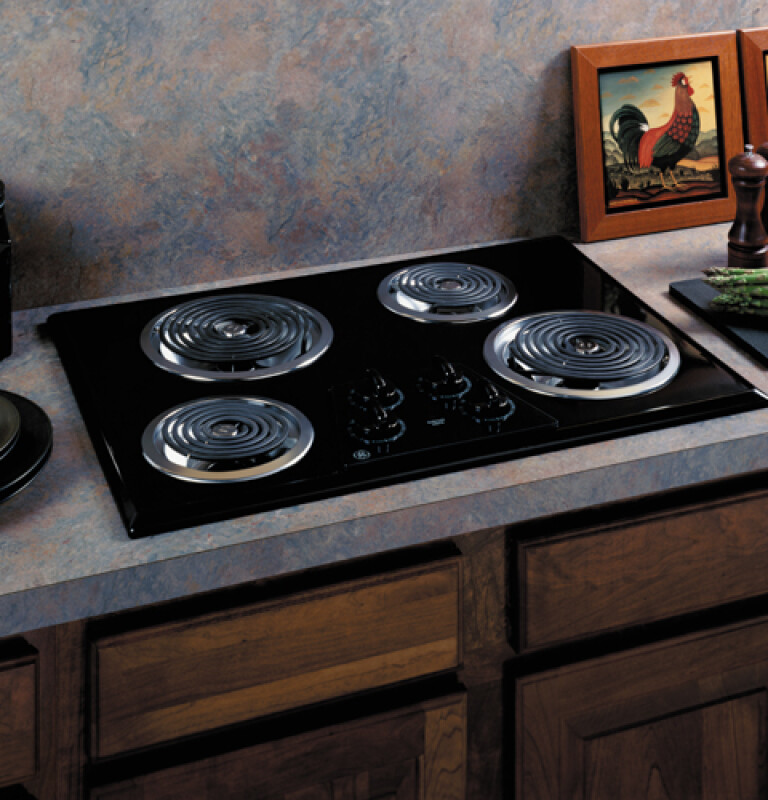 30" Built-In Electric Cooktop JP328BFBB