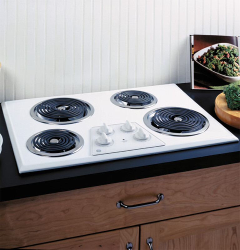 30" Built-In Electric Cooktop JP328WFWW
