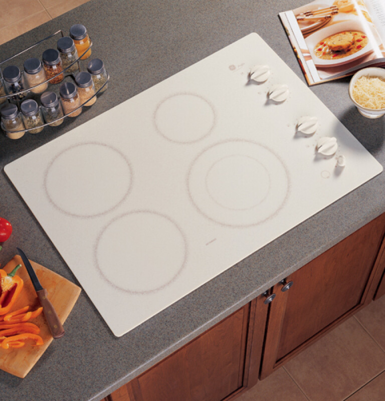 30" Built-In CleanDesign Electric Cooktop JP350KCCC