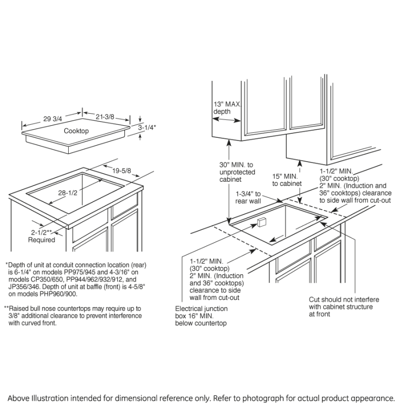 30" Built-In Electric Cooktop JP356WMWW