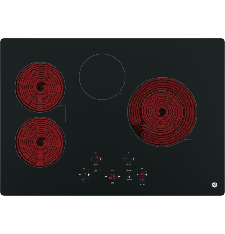 30" Built-In Touch Control Electric Cooktop JP5030DJBB