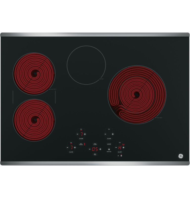 30" Built-In Touch Control Electric Cooktop JP5030SJSS