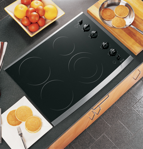 30" Built-In CleanDesign Electric Cooktop JP910SKSS