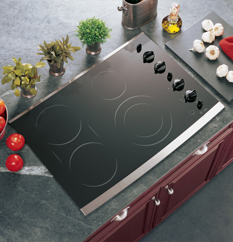 30" Built-In CleanDesign Electric Cooktop JP930SKSS