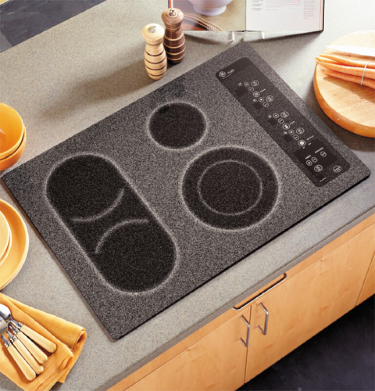 30" Built-In CleanDesign Electric Cooktop JP938CCCC