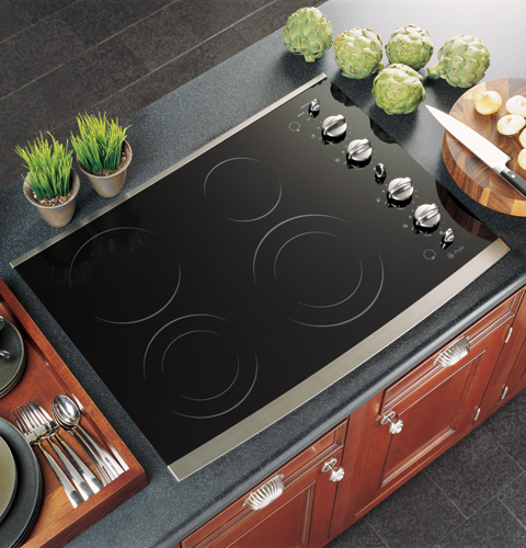 30" Built-In CleanDesign Electric Cooktop JP940SKSS