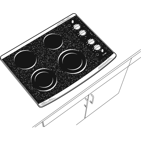 30" Built-In CleanDesign Electric Cooktop JP940SKSS
