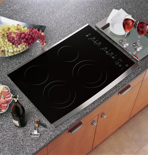 30" Built-In CleanDesign Electric Cooktop JP950SKSS