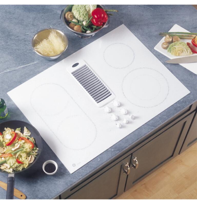 30" Downdraft Electric Cooktop JP989TDWW