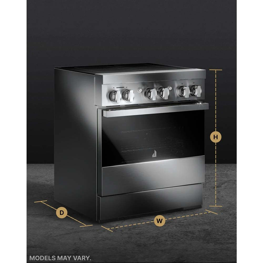 NOIR™ 30" Induction Professional-Style Range JPIFC730RM