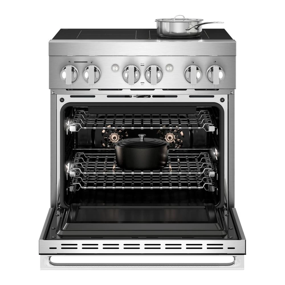 NOIR™ 30" Induction Professional-Style Range JPIFC730RM