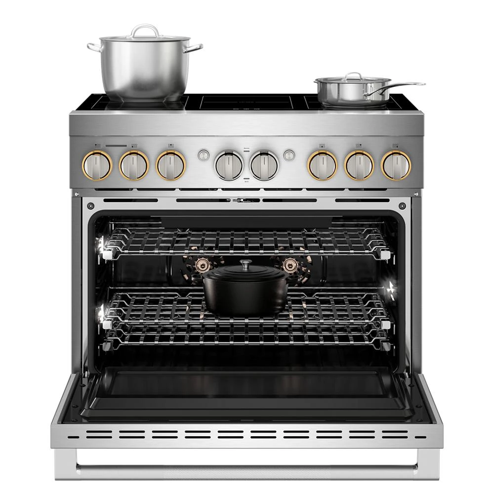 RISE™ 36" Induction Professional-Style Range JPIFC736RL