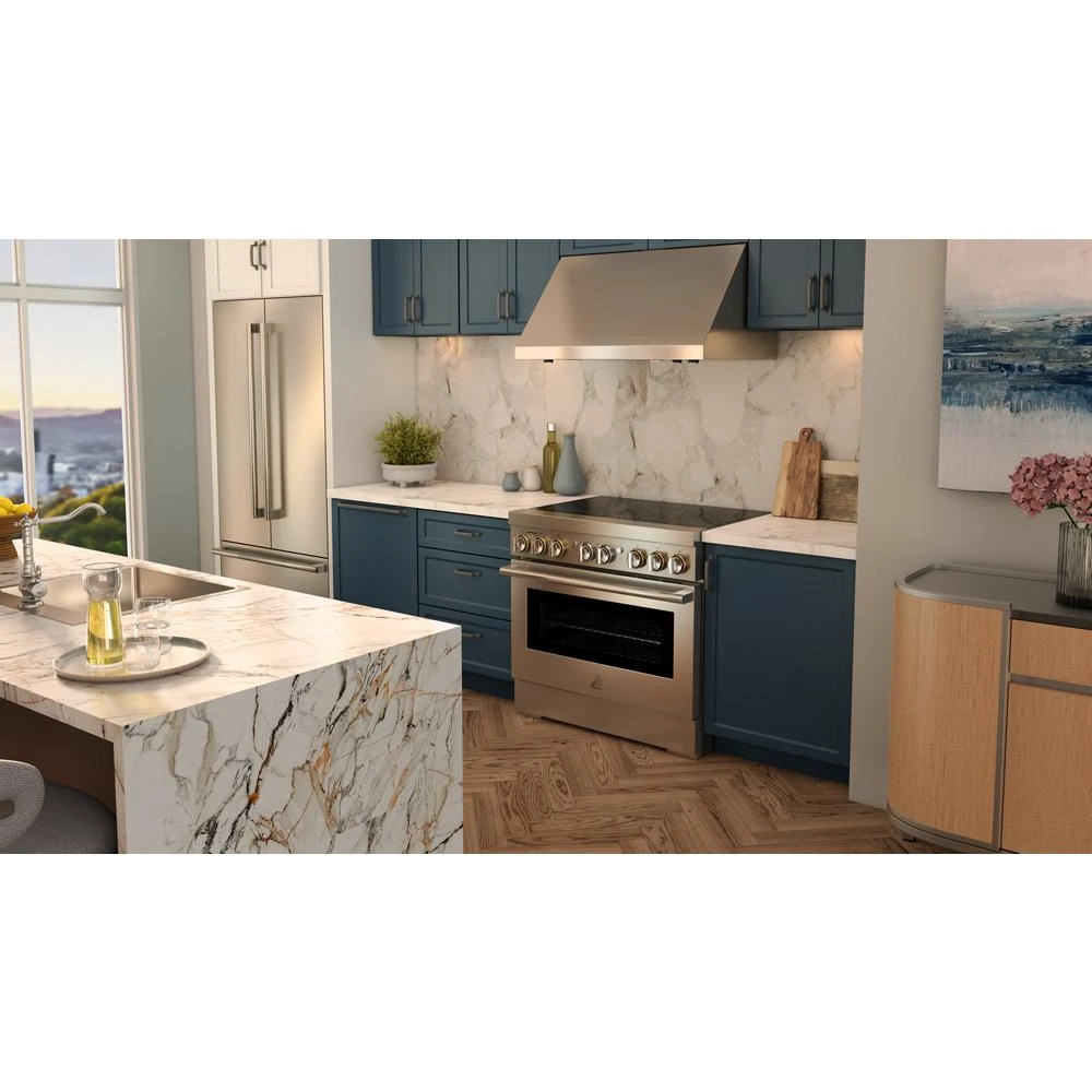 RISE™ 36" Induction Professional-Style Range JPIFC736RL