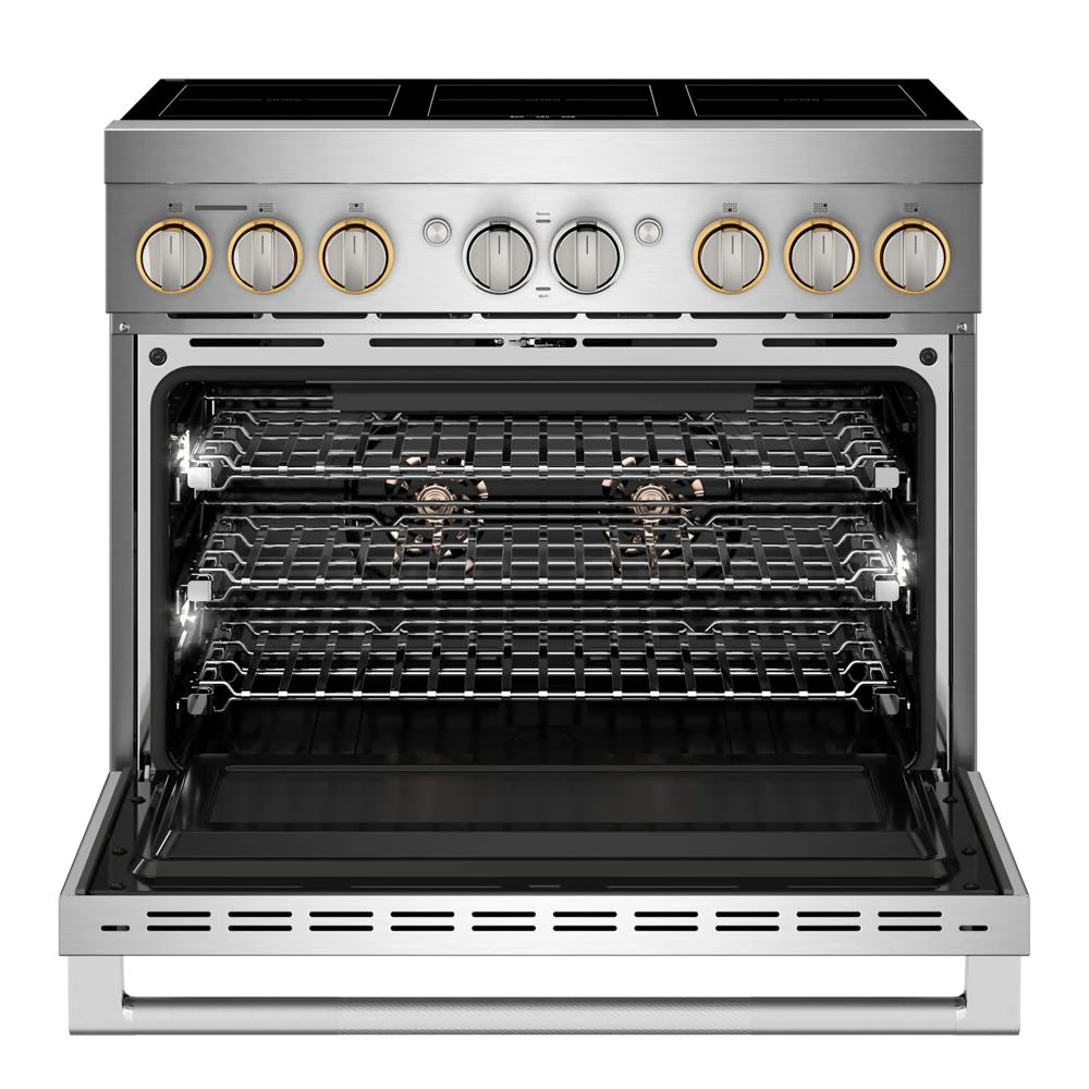 RISE™ 36" Induction Professional-Style Range JPIFC736RL