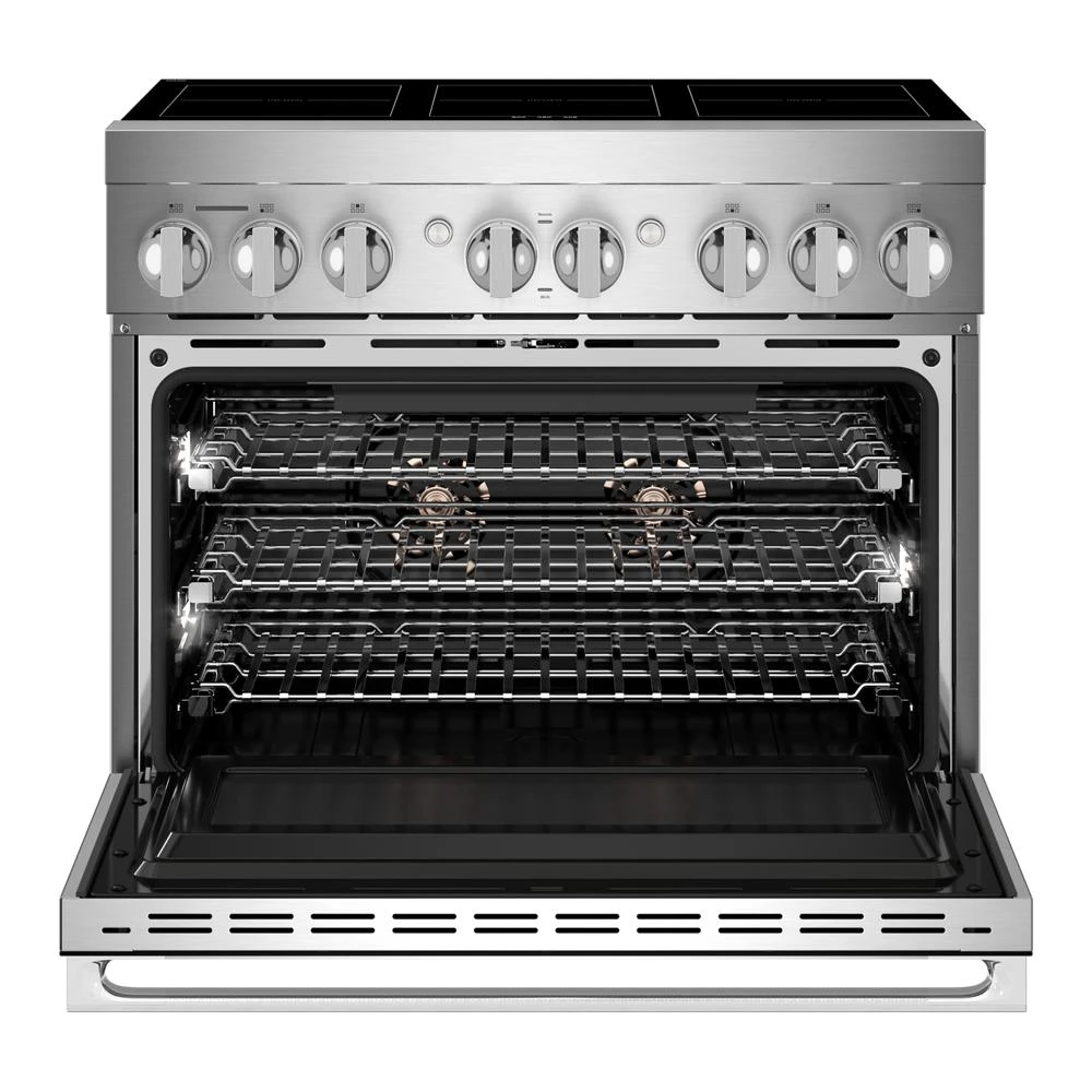 NOIR™ 36" Induction Professional-Style Range JPIFC736RM