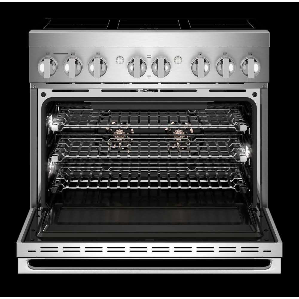 NOIR™ 36" Induction Professional-Style Range JPIFC736RM