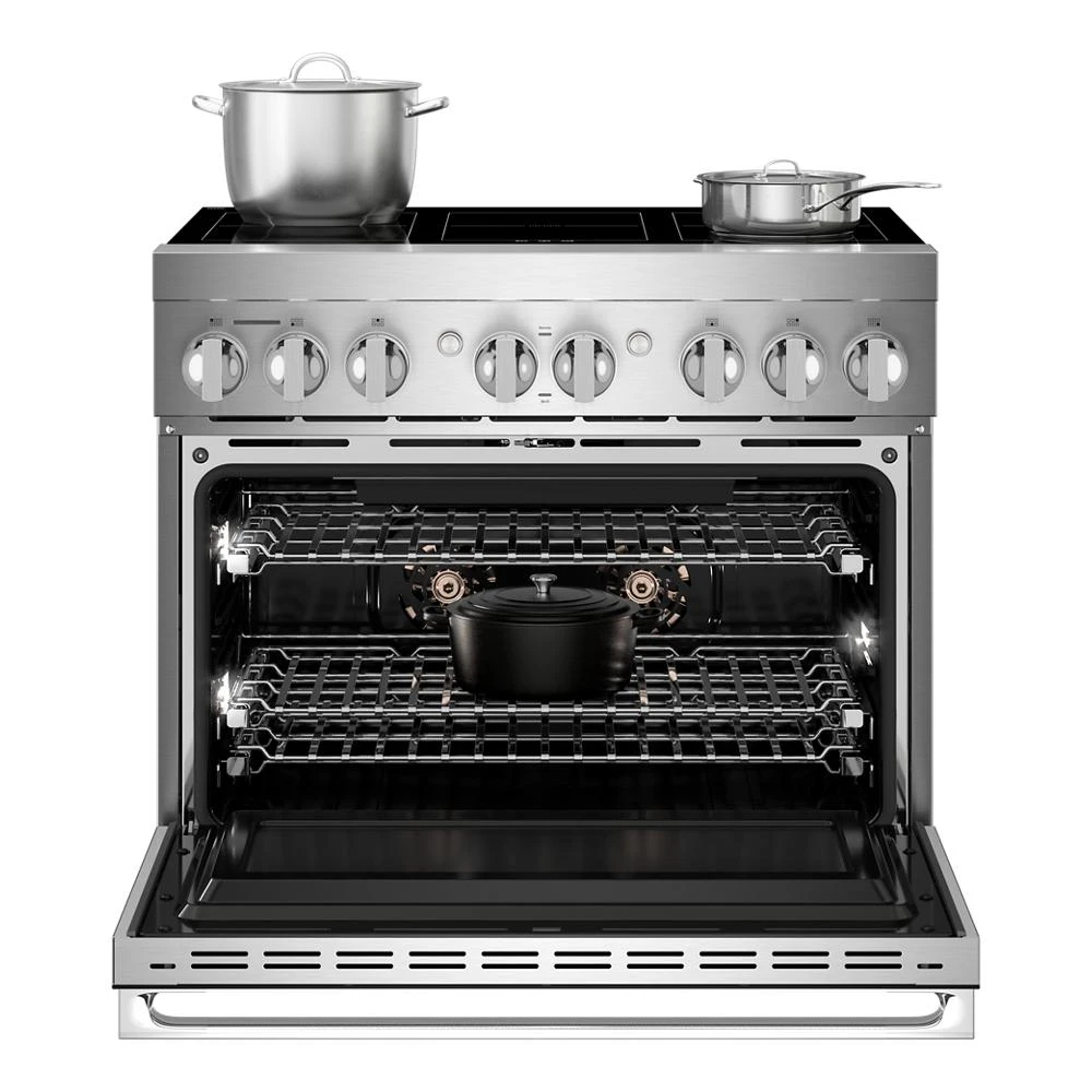 NOIR™ 36" Induction Professional-Style Range JPIFC736RM