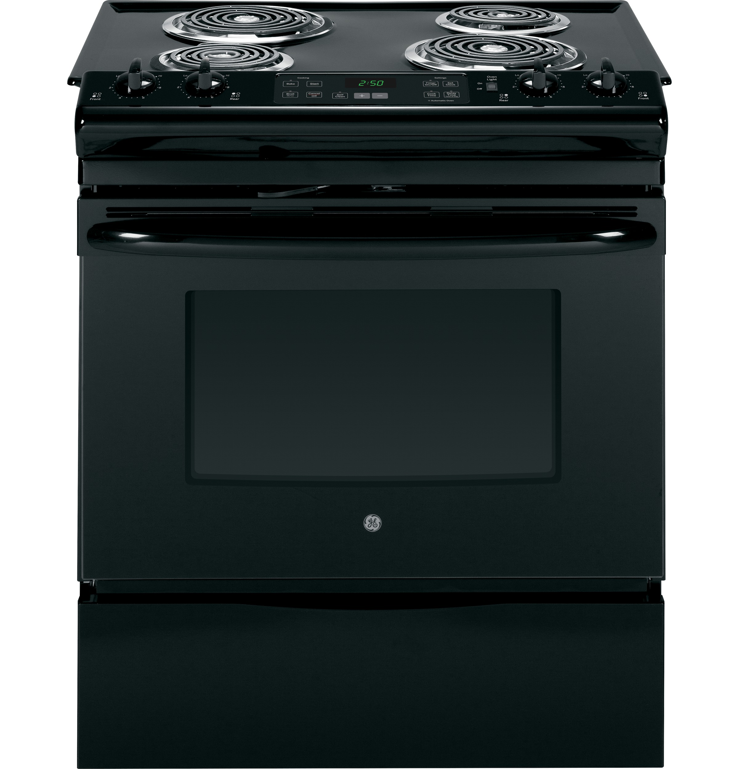 30" Slide-In Front Control Electric Range JS250DFBB