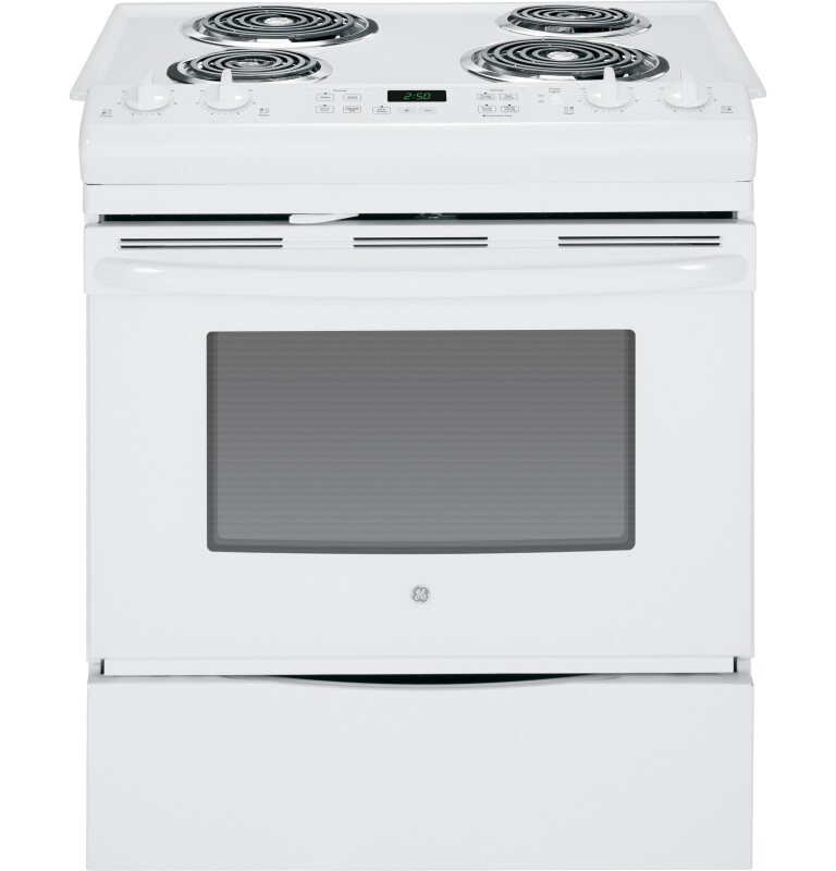30" Slide-In Front Control Electric Range JS250DFWW