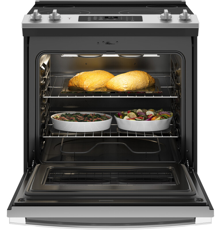 30" Slide-In Electric Range JS645SLSS