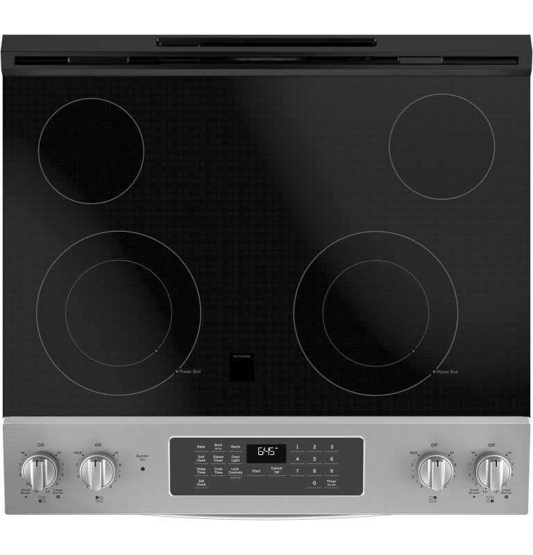30" Slide-In Electric Range JS645SLSS