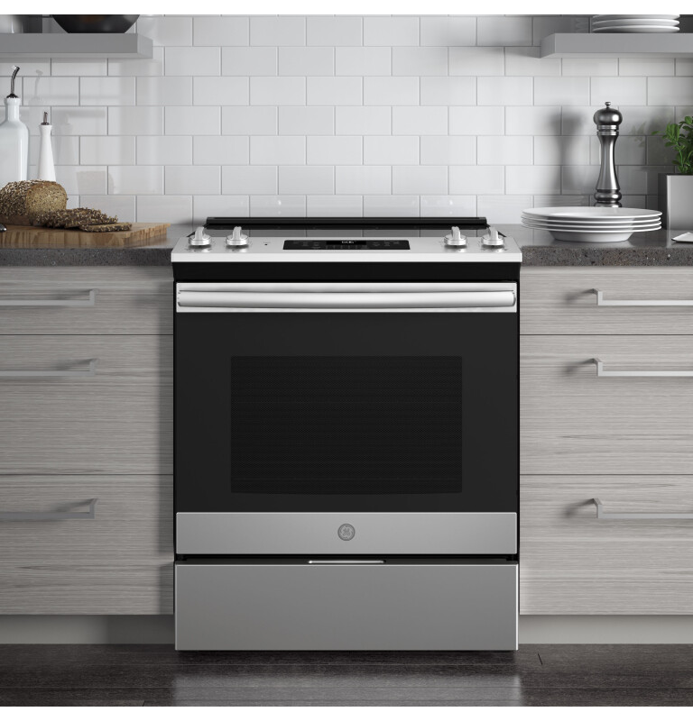 30" Slide-In Electric Range JS660SLSS