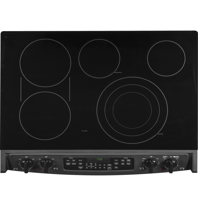 30" Slide-In Front Control Electric Convection Range JS750DFBB