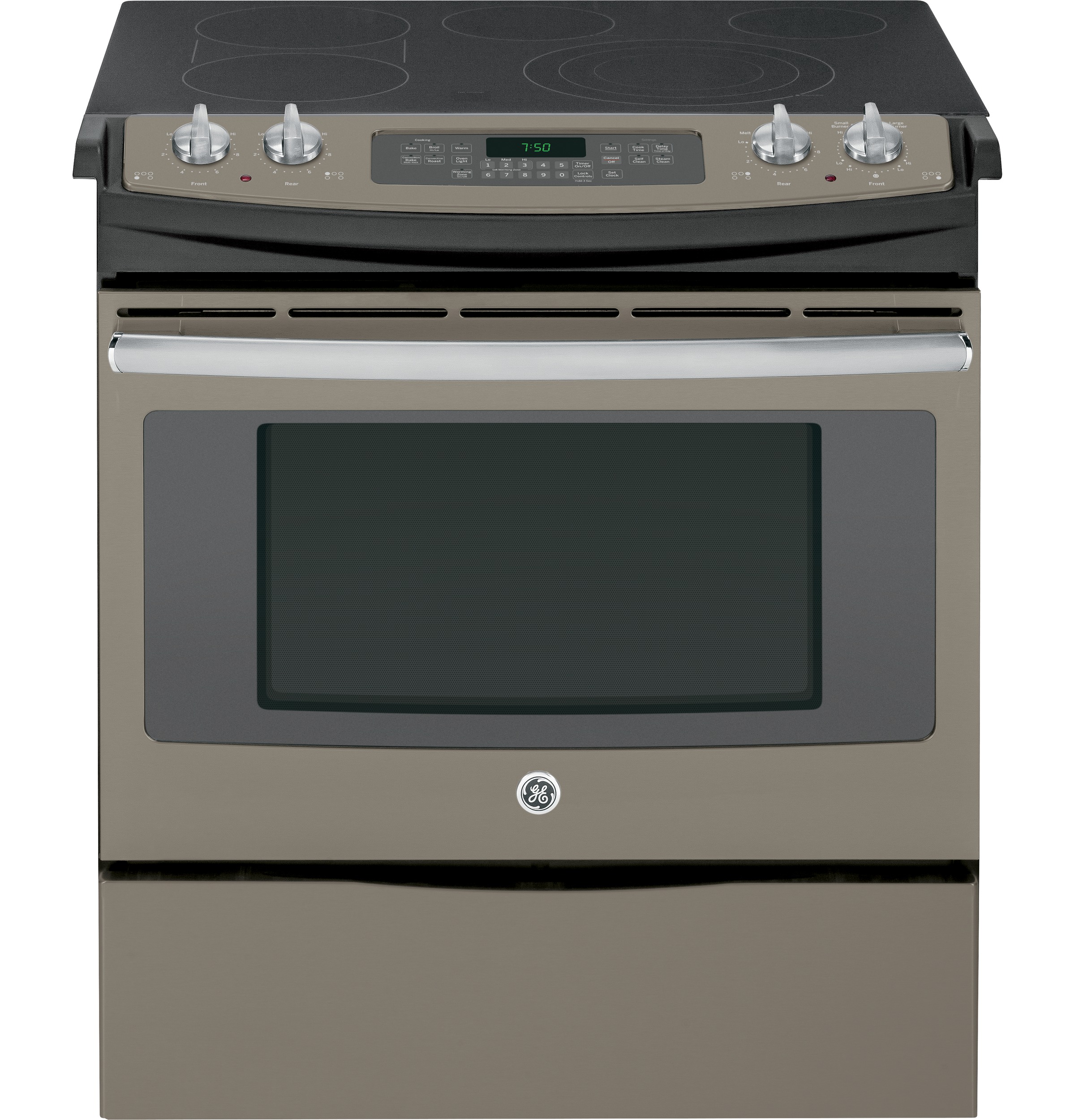 30" Slide-In Front Control Electric Convection Range JS750EFES