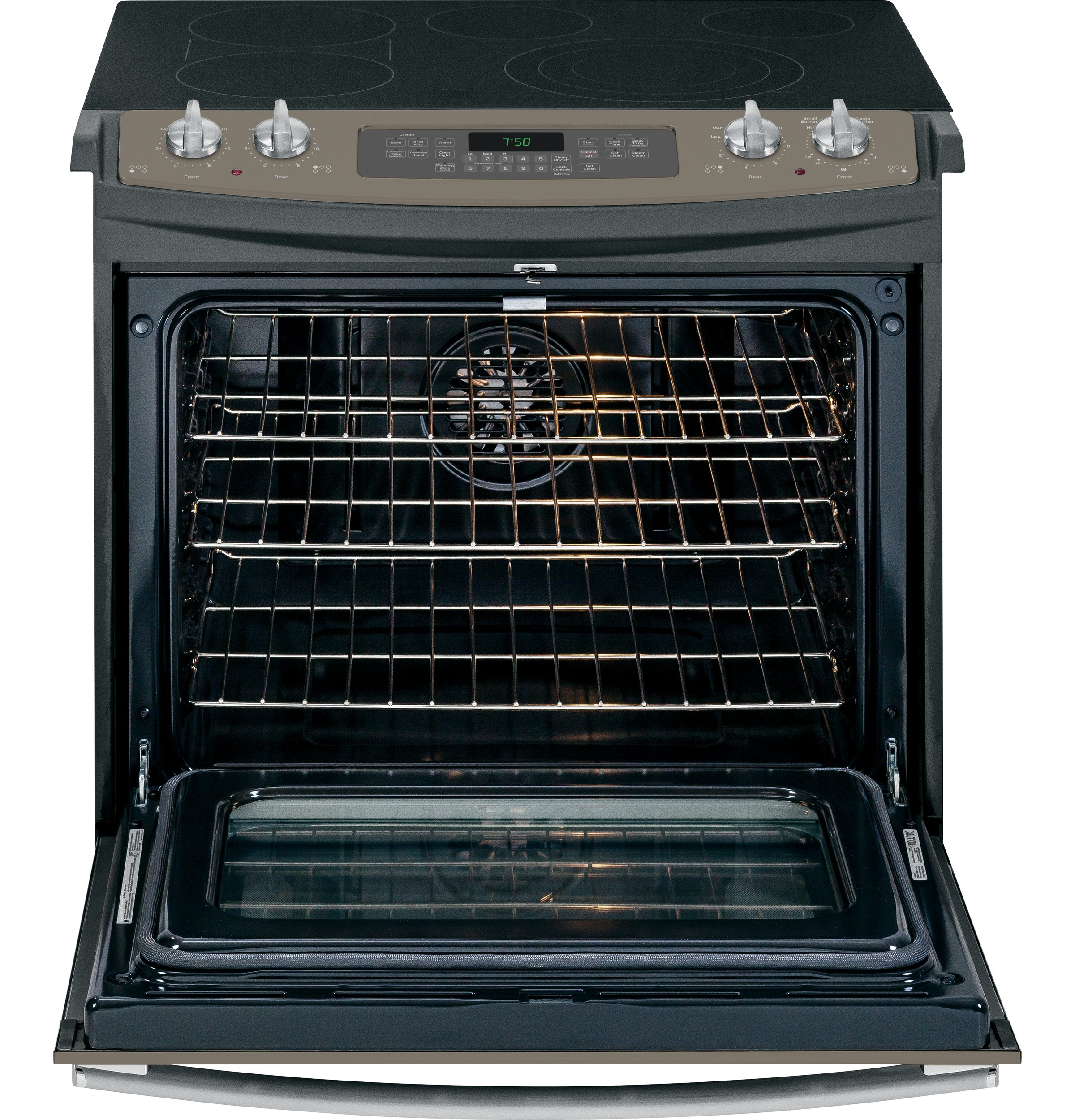 30" Slide-In Front Control Electric Convection Range JS750EFES