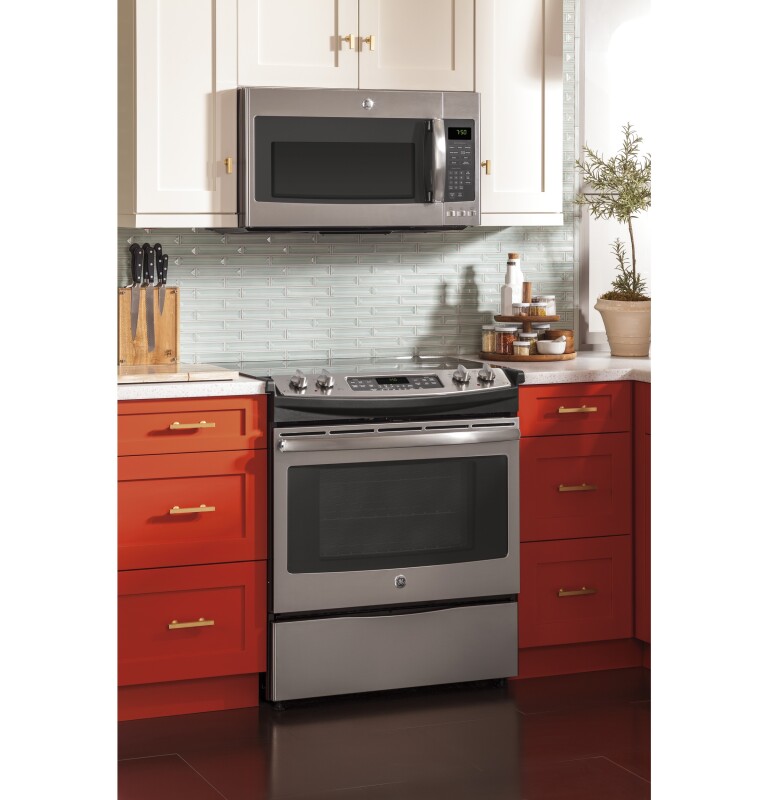 30" Slide-In Front Control Electric Convection Range JS750SFSS