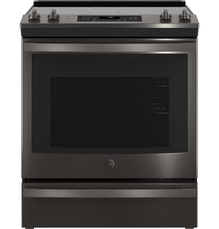 30" Slide-In Electric Convection Range JS760BLTS