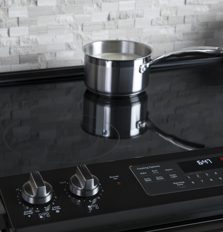 30" Slide-In Electric Convection Range JS760BLTS