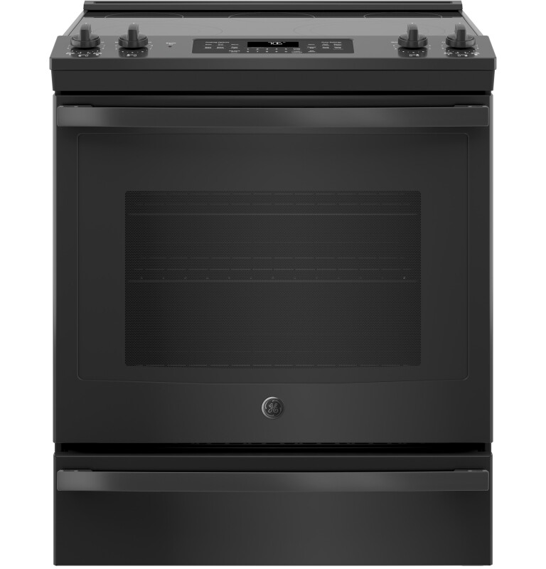 30" Slide-In Electric Convection Range JS760DLBB