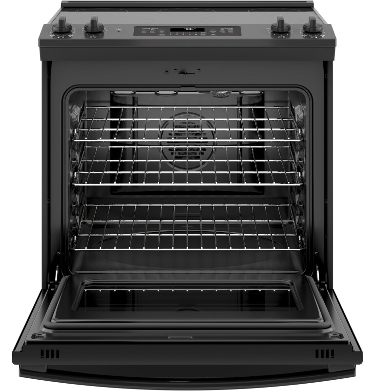 30" Slide-In Electric Convection Range JS760DLBB