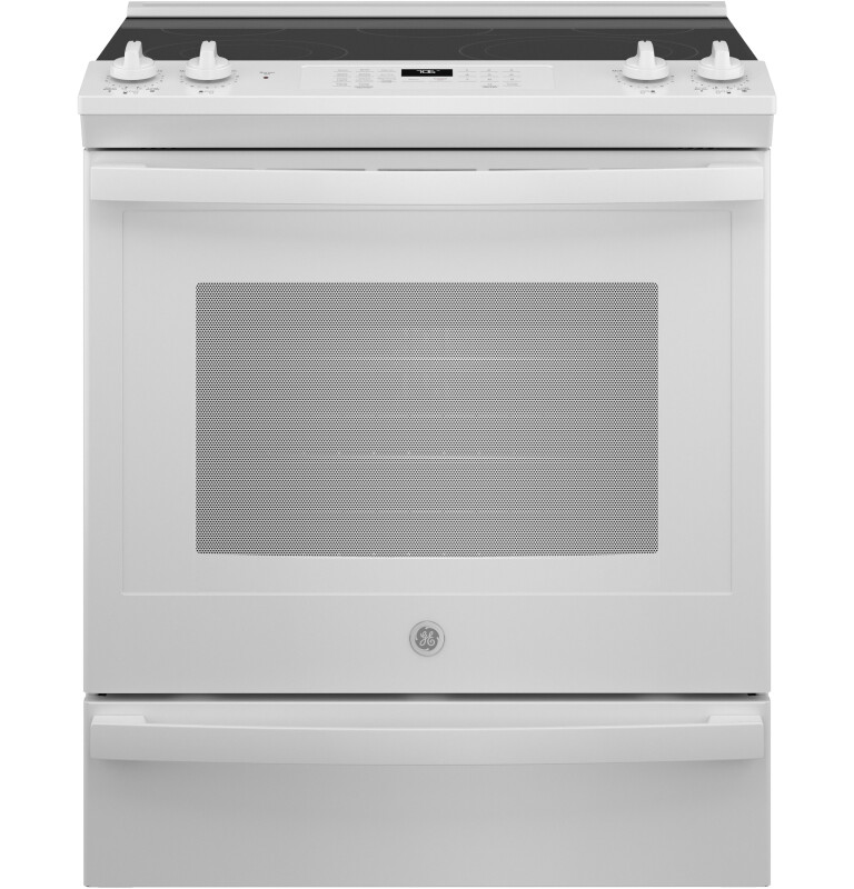 30" Slide-In Electric Convection Range with No Preheat Air Fry JS760DPWW