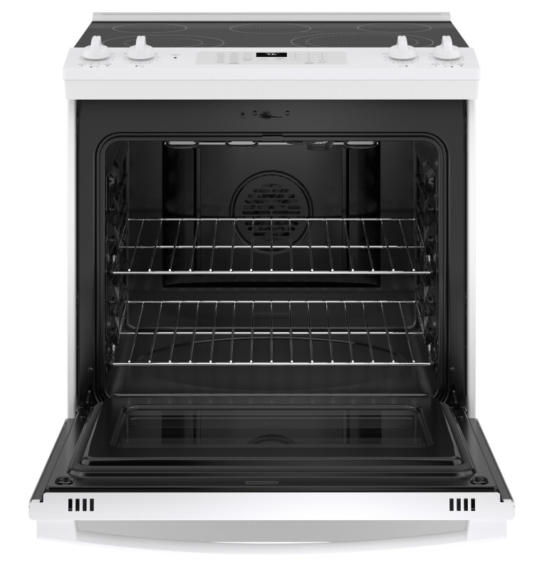 30" Slide-In Electric Convection Range with No Preheat Air Fry JS760DPWW