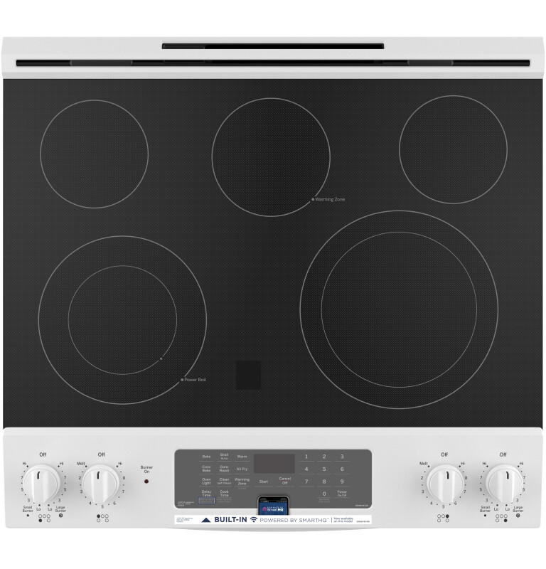 30" Slide-In Electric Convection Range with No Preheat Air Fry JS760DPWW