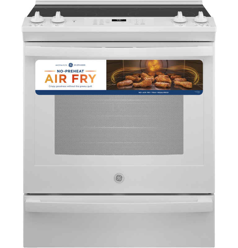30" Slide-In Electric Convection Range with No Preheat Air Fry JS760DPWW