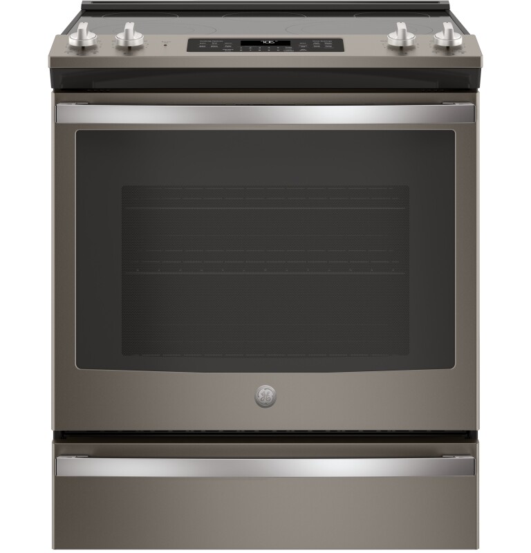 GE 30" Slide-In Electric Convection Range Slate JS760ELES Picture 1