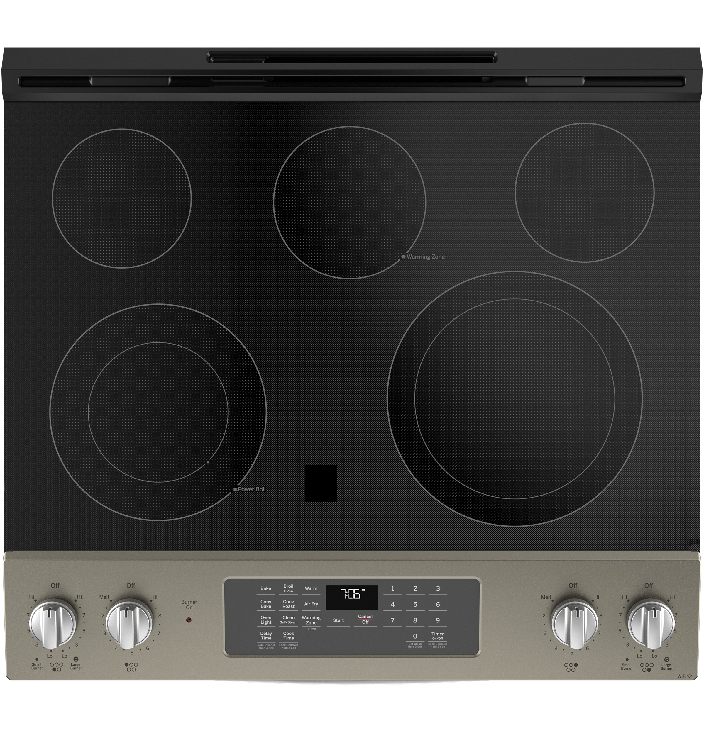 30" Slide-In Electric Convection Range with No Preheat Air Fry JS760EPES