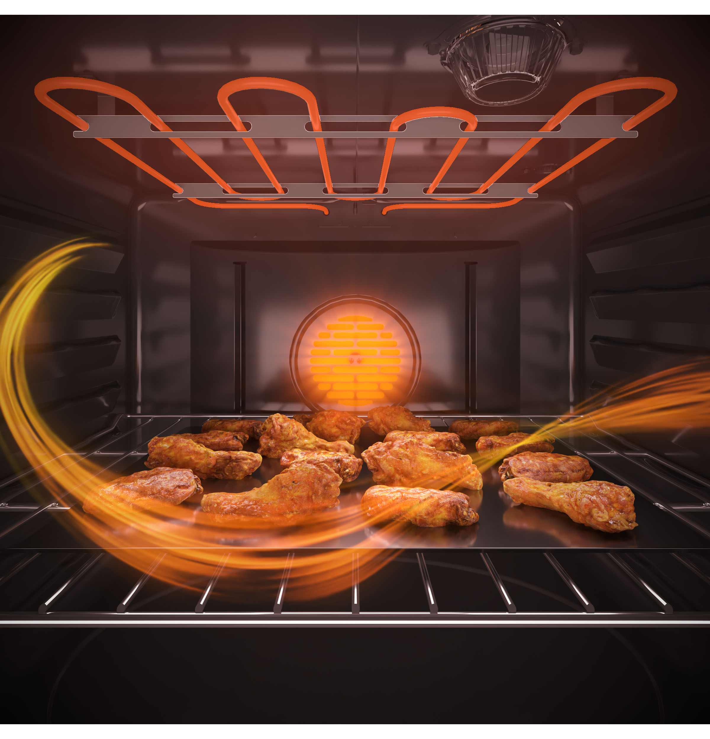 30" Slide-In Electric Convection Range with No Preheat Air Fry JS760EPES